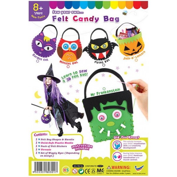 Halloween Felt Candy Bag Kit